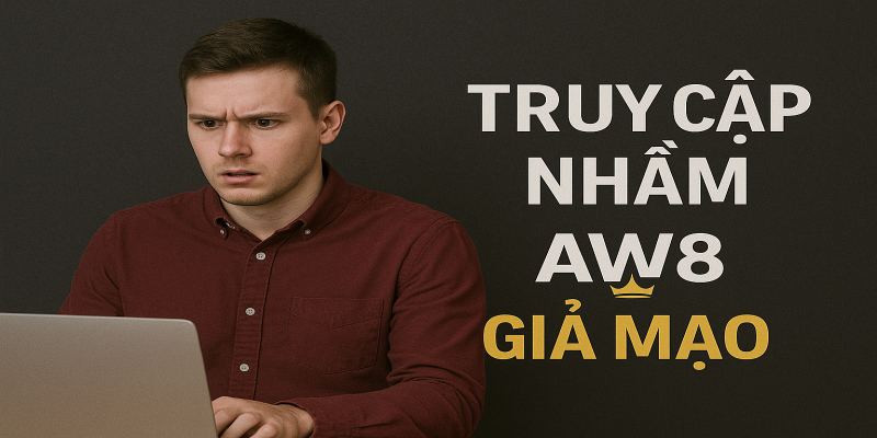Có khả năng người chơi truy cập trang AW8 giả mạo